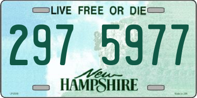 NH license plate 2975977