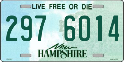 NH license plate 2976014