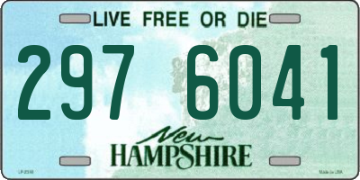 NH license plate 2976041
