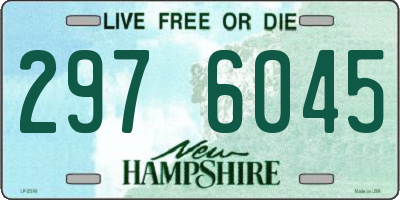 NH license plate 2976045