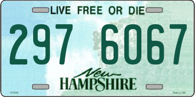 NH license plate 2976067