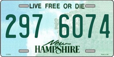 NH license plate 2976074