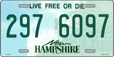 NH license plate 2976097