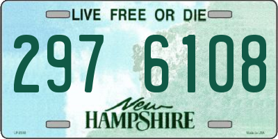 NH license plate 2976108