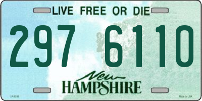 NH license plate 2976110