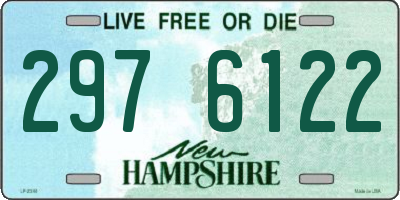 NH license plate 2976122