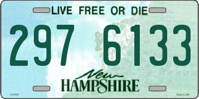 NH license plate 2976133