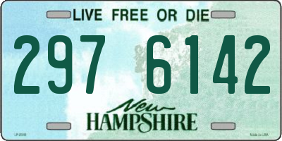 NH license plate 2976142