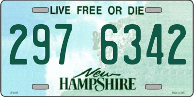 NH license plate 2976342