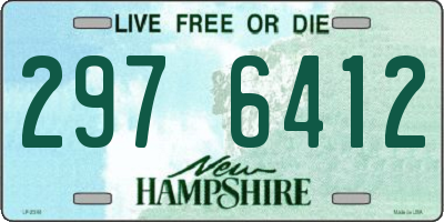 NH license plate 2976412