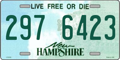 NH license plate 2976423