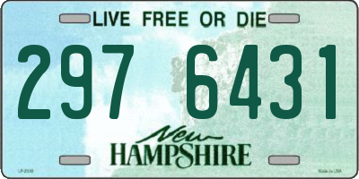 NH license plate 2976431
