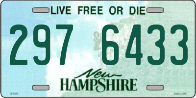 NH license plate 2976433