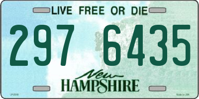 NH license plate 2976435