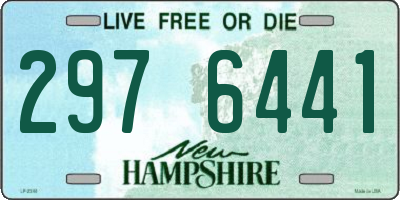 NH license plate 2976441
