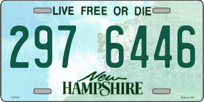 NH license plate 2976446