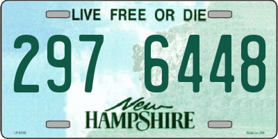 NH license plate 2976448