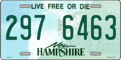 NH license plate 2976463