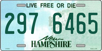 NH license plate 2976465
