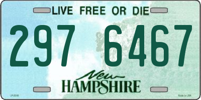 NH license plate 2976467