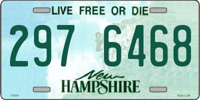 NH license plate 2976468