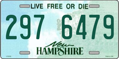 NH license plate 2976479