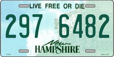 NH license plate 2976482
