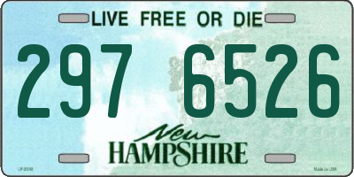 NH license plate 2976526
