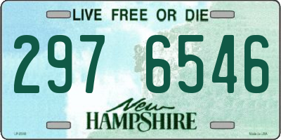NH license plate 2976546