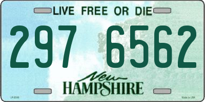 NH license plate 2976562