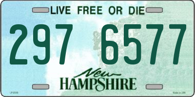NH license plate 2976577