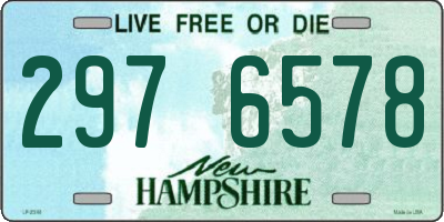 NH license plate 2976578