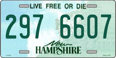 NH license plate 2976607