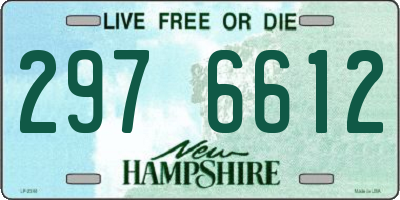 NH license plate 2976612