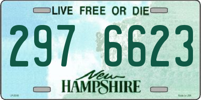 NH license plate 2976623