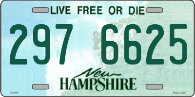 NH license plate 2976625