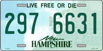 NH license plate 2976631