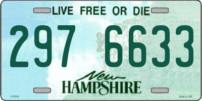 NH license plate 2976633