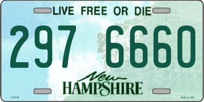 NH license plate 2976660