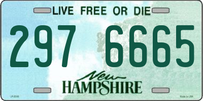 NH license plate 2976665