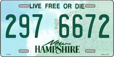 NH license plate 2976672