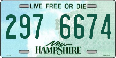 NH license plate 2976674