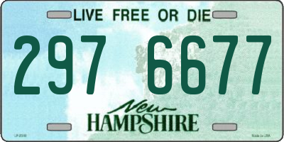 NH license plate 2976677