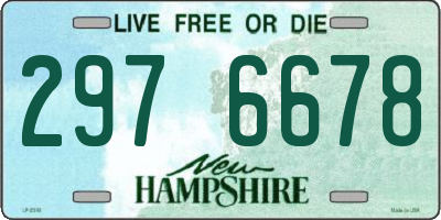 NH license plate 2976678