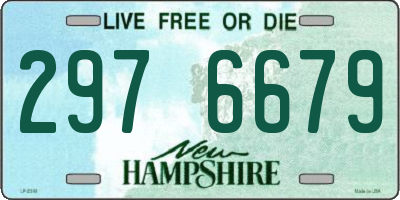 NH license plate 2976679