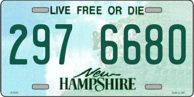 NH license plate 2976680