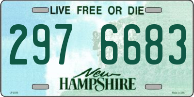 NH license plate 2976683