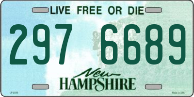 NH license plate 2976689