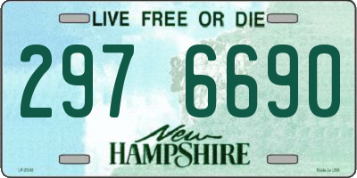 NH license plate 2976690