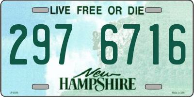 NH license plate 2976716